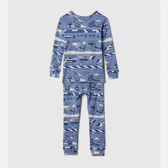 GAP Other - GAP Kids Blue Pajama Set with Vehicle Print